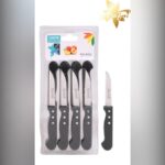 چاقوی میوه‌خوری دافنی مدل سه میخ کد K1047 با تیغه استیل ضد زنگ