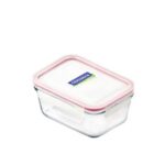 ظرف نگهدارنده شیشه‌ای گلس لاک مدل MCRB018 ابعاد ۹۸x72x48 میلی‌متر