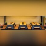 سوفله خوری چوب و فلز در سه سایز بزرگ، متوسط و کوچک مناسب سرو انواع سوفله و دسر