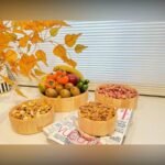 اسه چوبی راش در سه سایز کوچک، متوسط و بزرگ، مناسب برای سرو سالاد، میوه و آجیل
