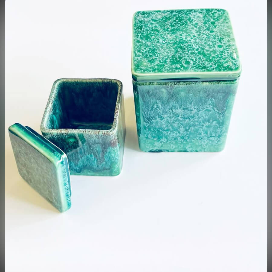 بانکه سرامیکی نگهدارنده حبوبات بانکه حبوبات سرامیکی در دو سایز بزرگ و کوچک