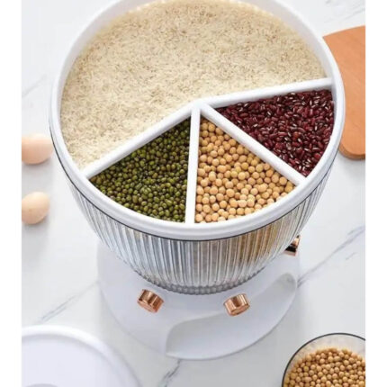 جا برنجی و حبوباتی چرخان مناسب نگهداری برنج و حبوبات