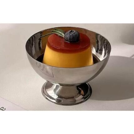 دسرخوری استیل مناسب سرو دسر و شیرینی